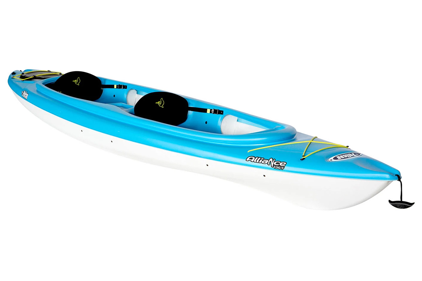 Pelican Boats Alliance 136T Tandem Kayak (Cyan/White)