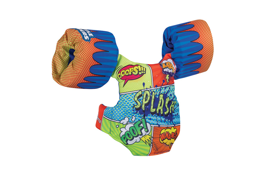 Absolute Outdoor Inc Full Throttle Little Dippers Life Jacket - Comic