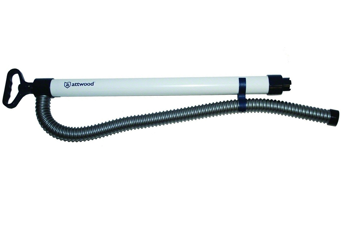 Attwood Emergency Hand-Operated Livewell Bilge Pump with Removable 32 Inch Hose