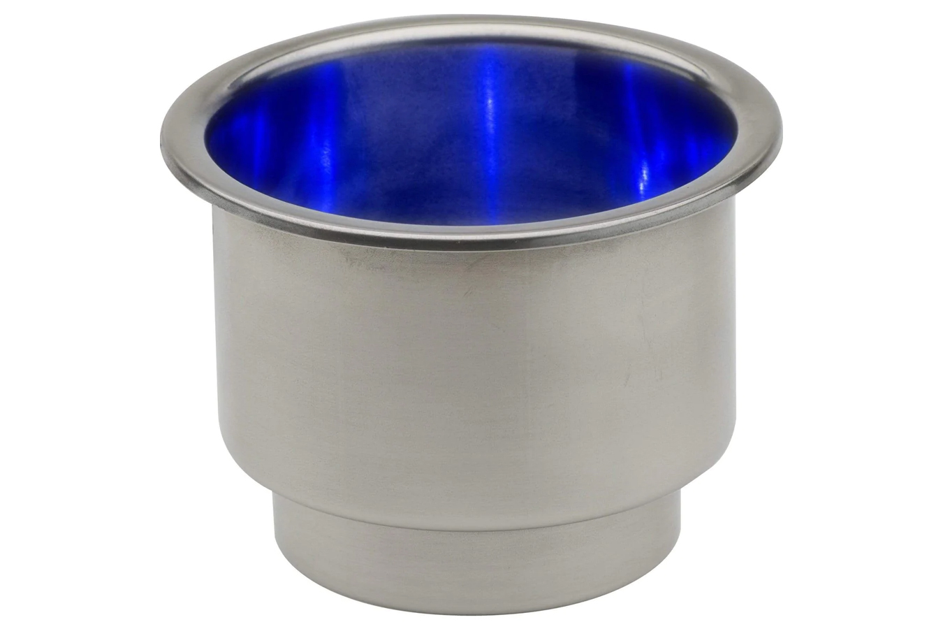 Attwood LED Stainless Steel Drink Holder, Blue