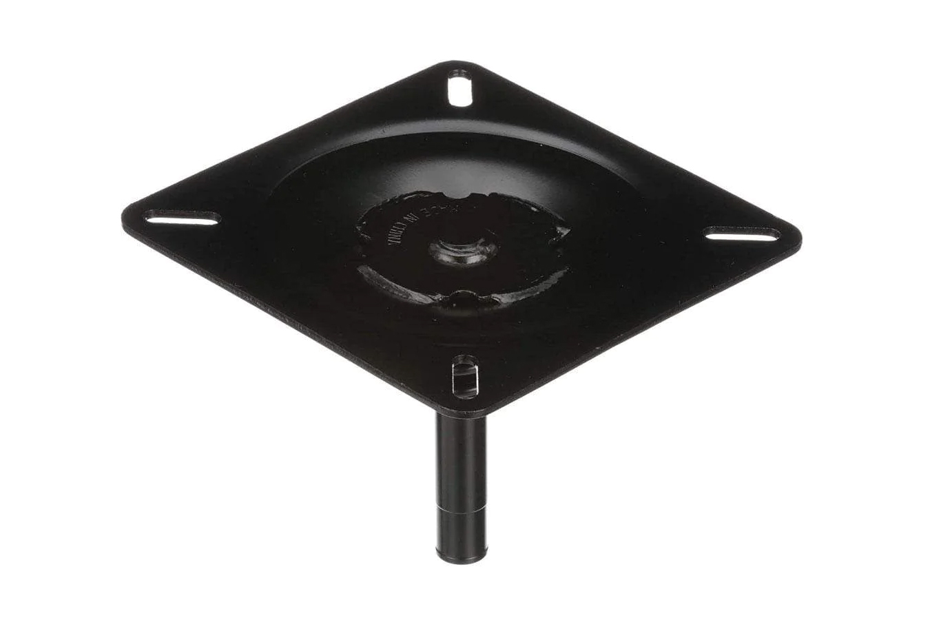 Swiveleze Lock N Pin 2 3/4 Inch L Black ECoat Seat Mount w Spring And Base Plate for 3/4 I