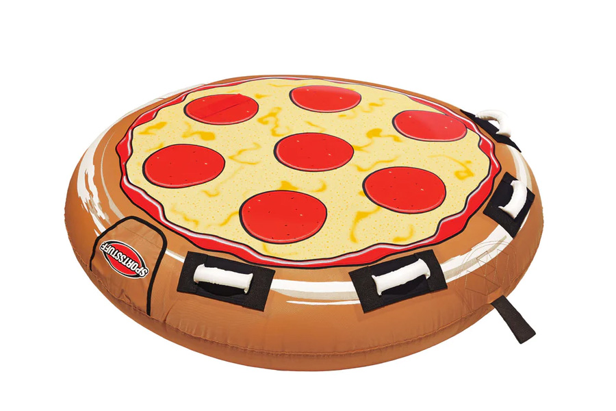 Airhead Pizza 1 Rider Towable Tube For Boating
