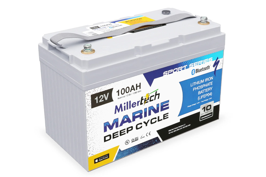 Millertech Marine Lithium Battery 12V 100Ah