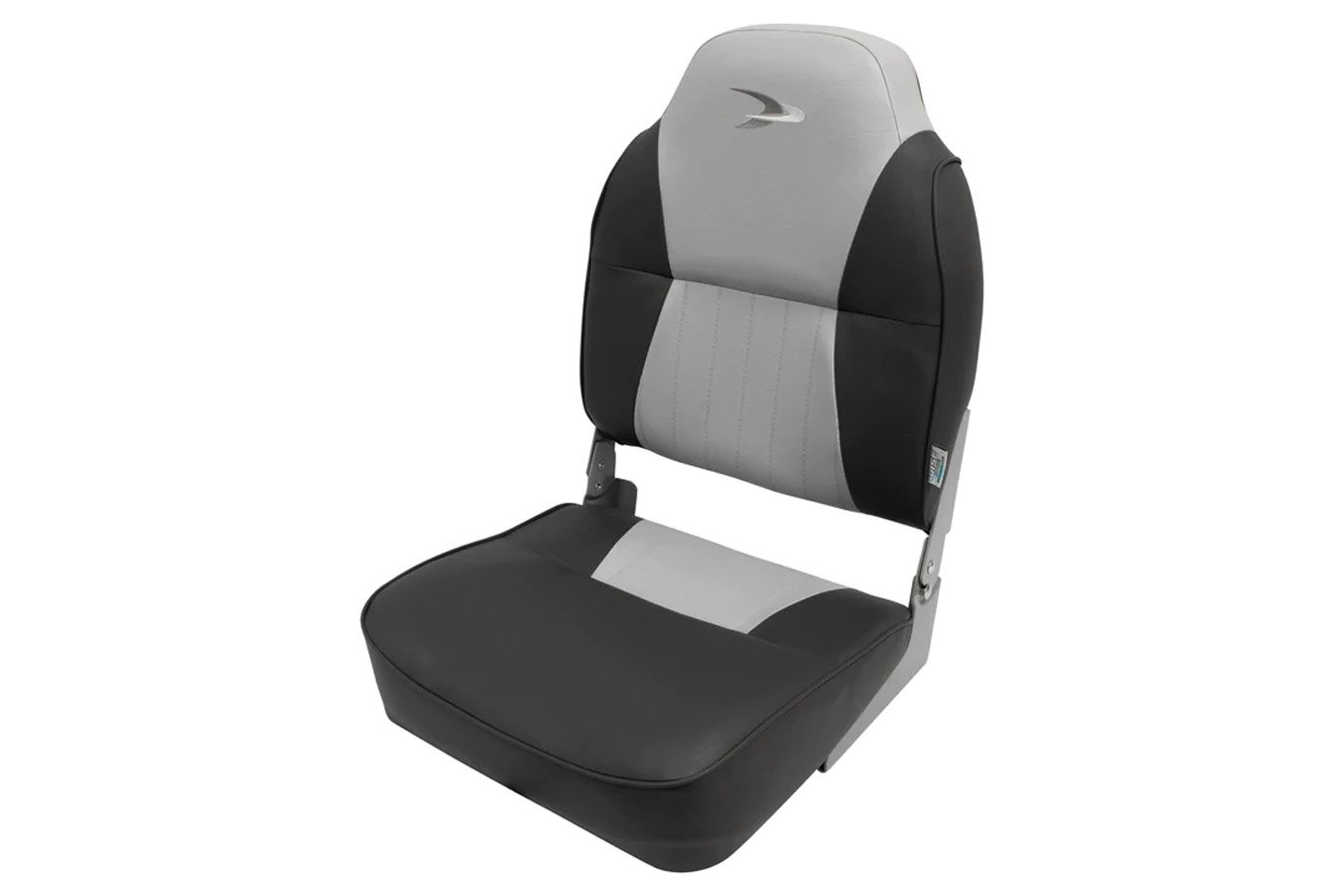 Wise Lund Style High Back Fishing Seat - Grey/Charcoal