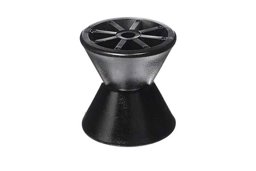 Tie Down Hull Savr Black 4 Inch PVC Bow Roller