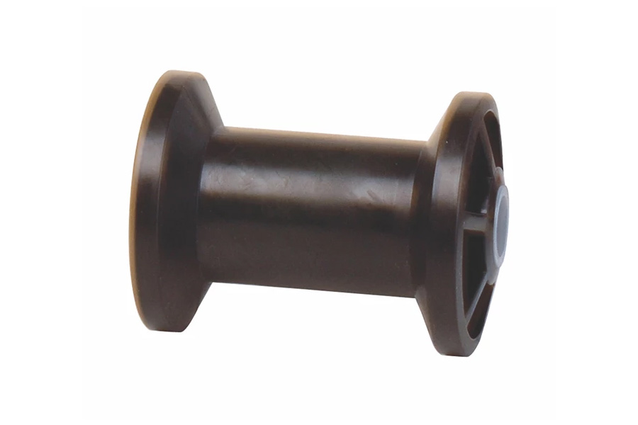 Tie Down Tie Down Hull Sav'r Black 5 Inch PVC Spool Keel Roller