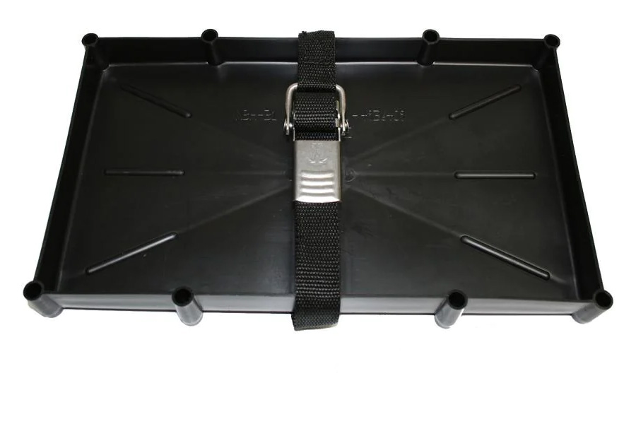 Th-marine Battery Holder Tray with Stainless Buckle