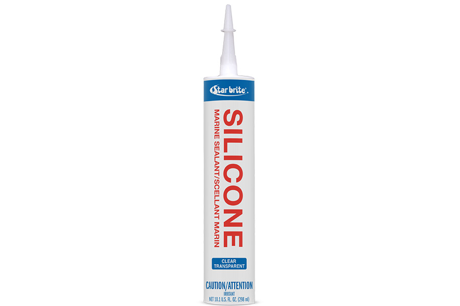 Starbrite Clear Silicone Sealant 10.1 oz 