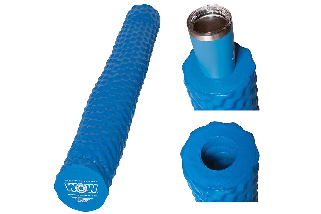 Wow Sports XL First Class Soft Dipped Foam Pool Noodle with Cup Holder
