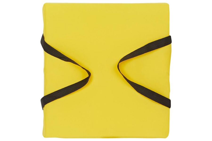 Absolute Outdoor Inc Throwable Foam Cushion, Yellow
