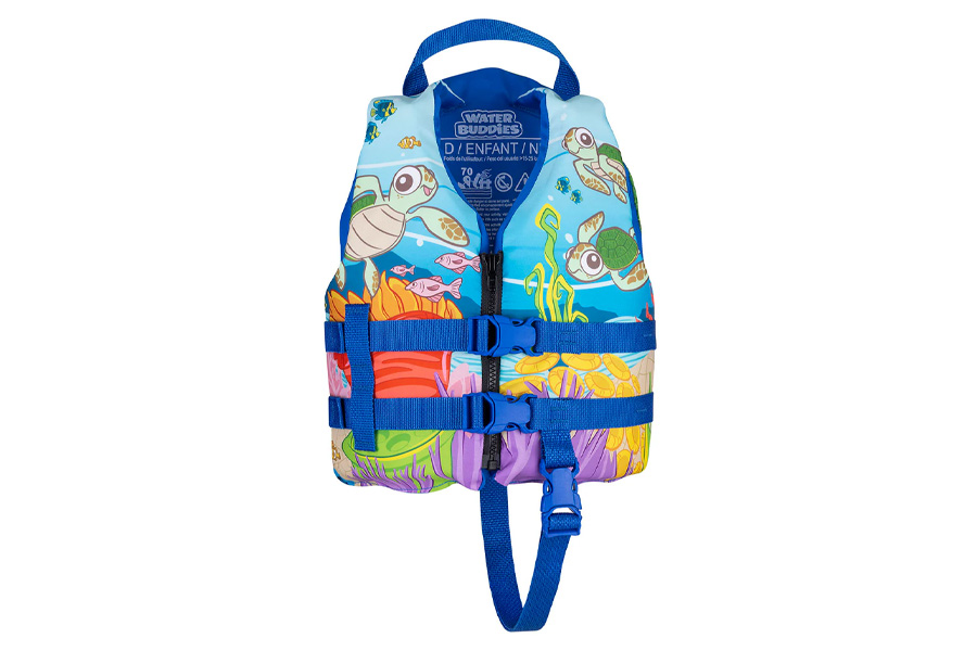 Absolute Outdoor Inc Water Buddies Life Jacket, Turtle