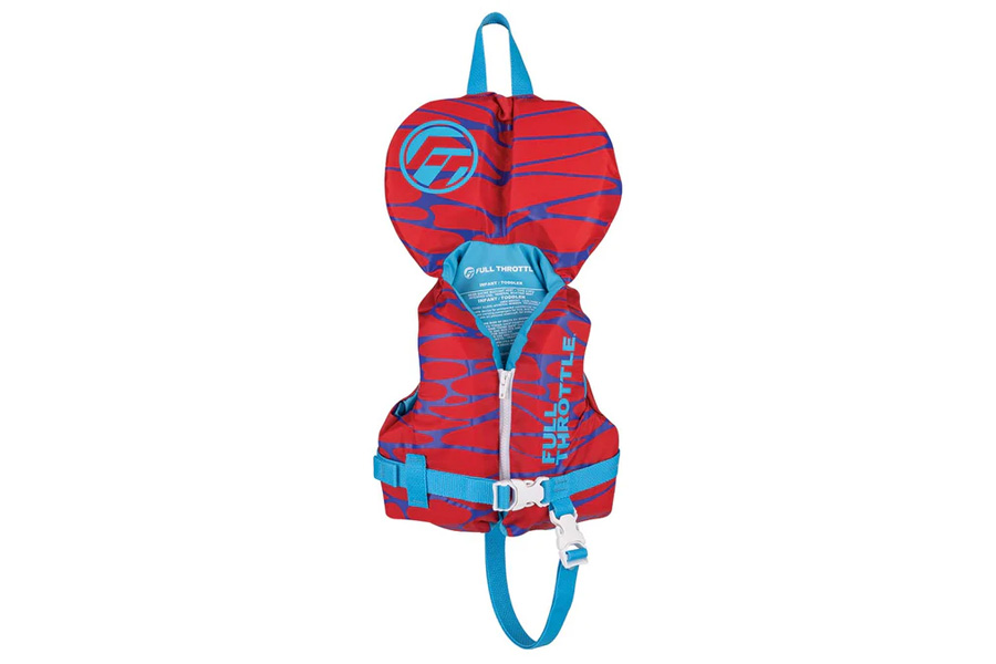 Absolute Outdoor Inc Infant Nylon Life Jacket, Red
