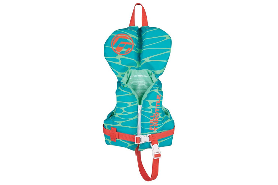Absolute Outdoor Inc Infant Nylon Life Jacket, Aqua