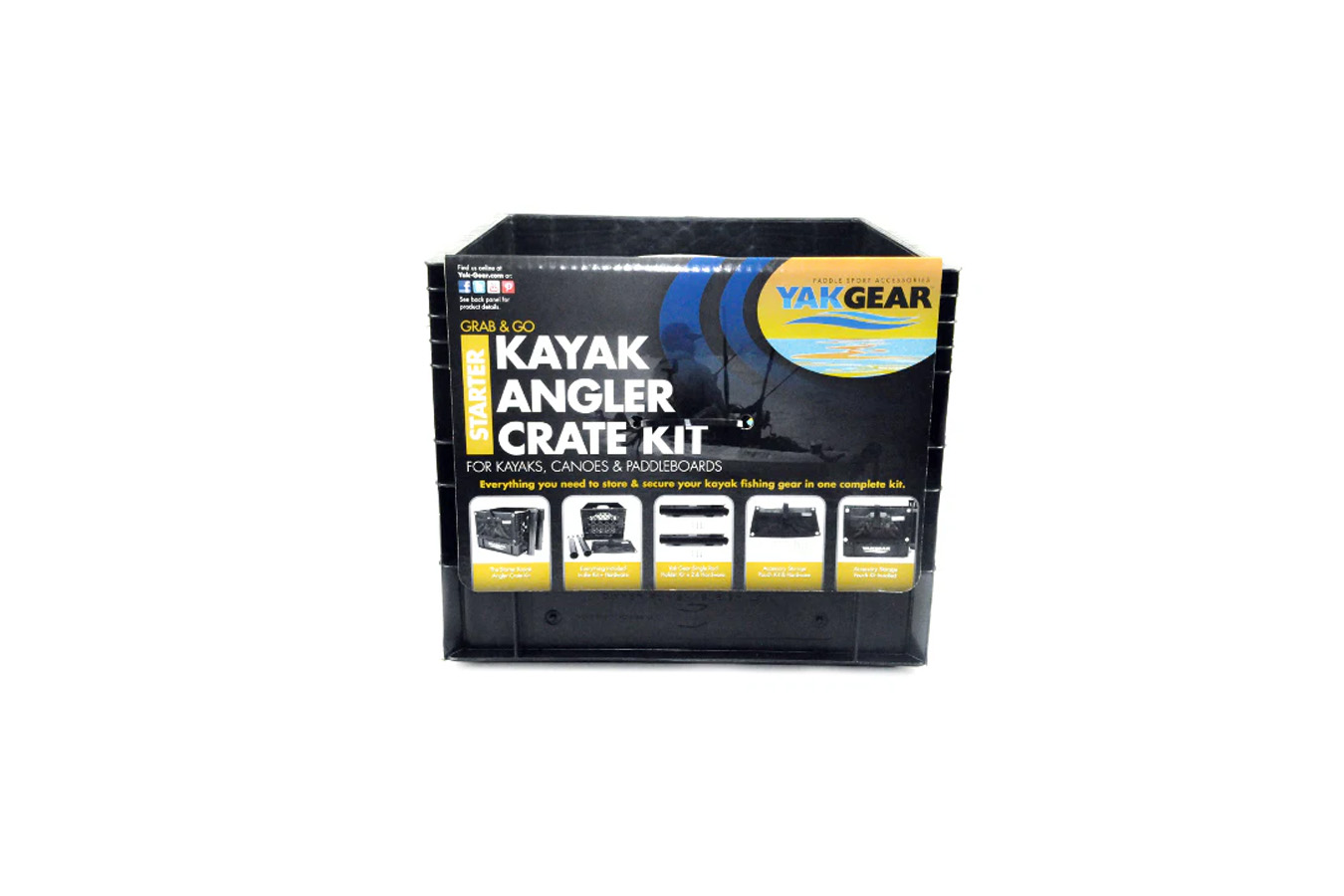Yakgear Kayak Anglers Kit in Crater - Starter