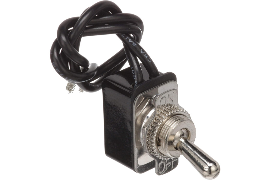 Seachoice 2-Position Heavy Duty Toggle Switch (ON/OFF) - 6 Inch Wire Leads