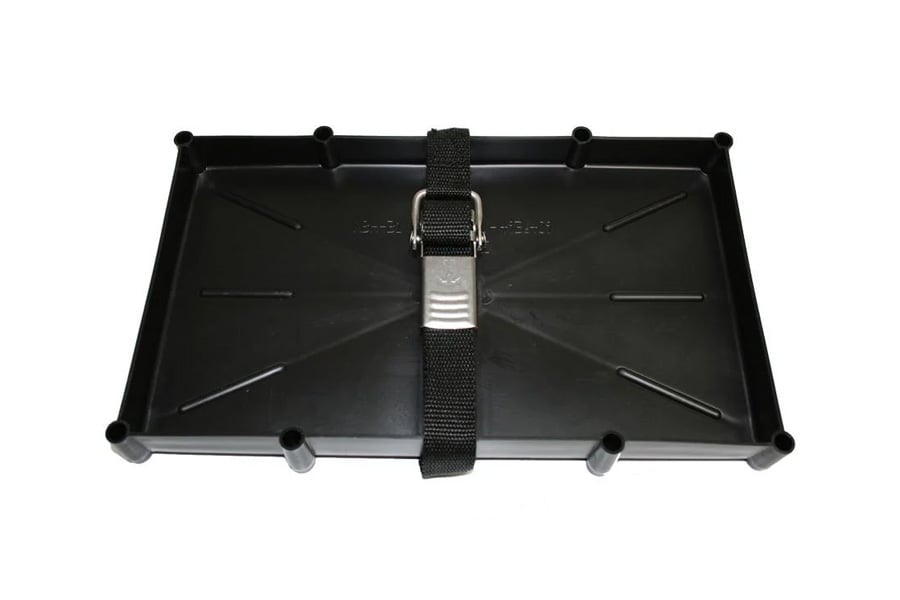Th-marine Battery Holder Tray with Stainless Buckle
