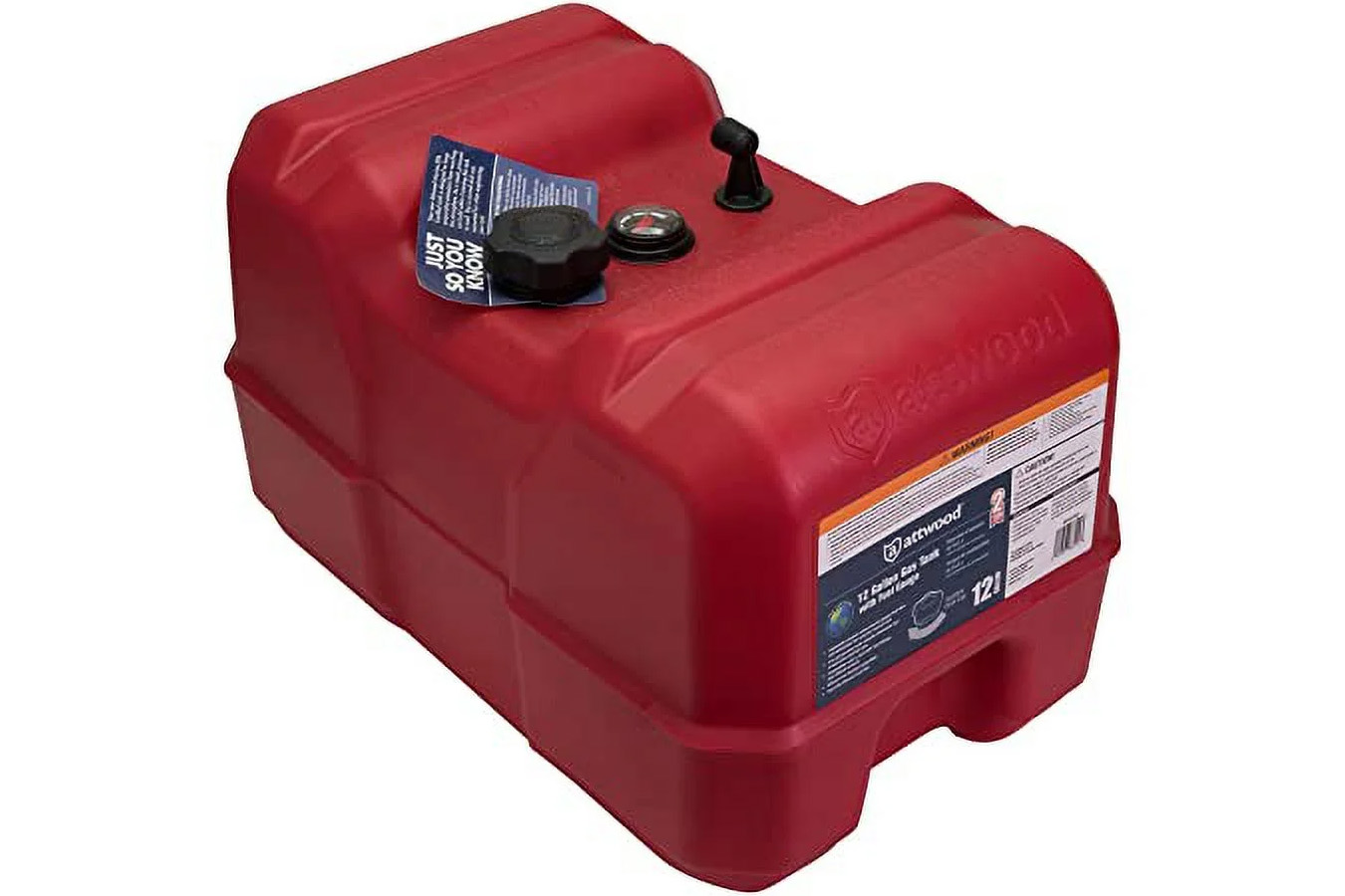 Attwood 12-Gallon Fuel Tank with Gauge