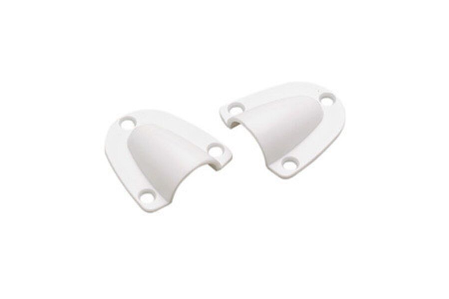 Seachoice Molded Plastic Clam Shells - White