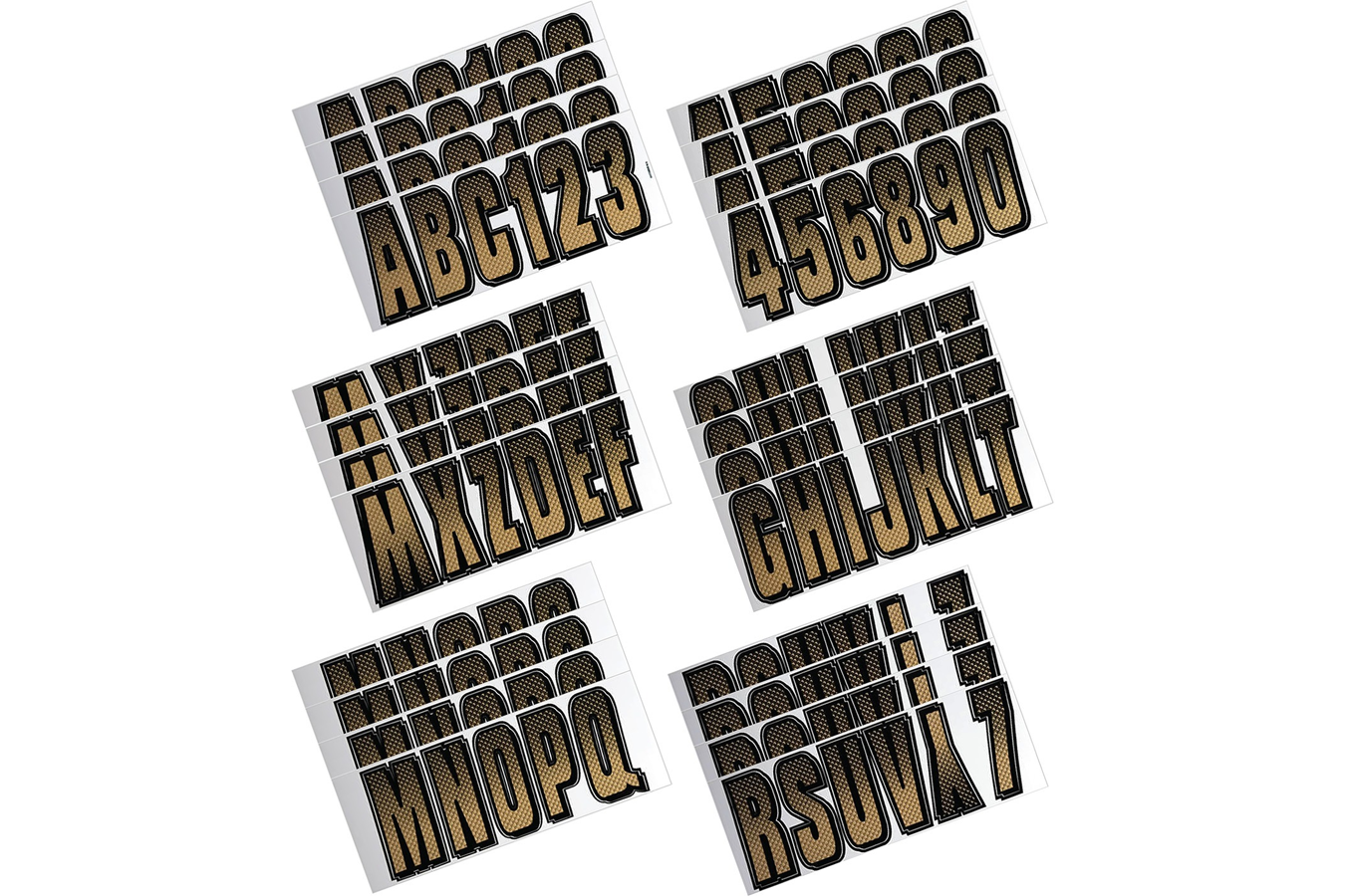 Hardline Boat Lettering Brown/Black 3