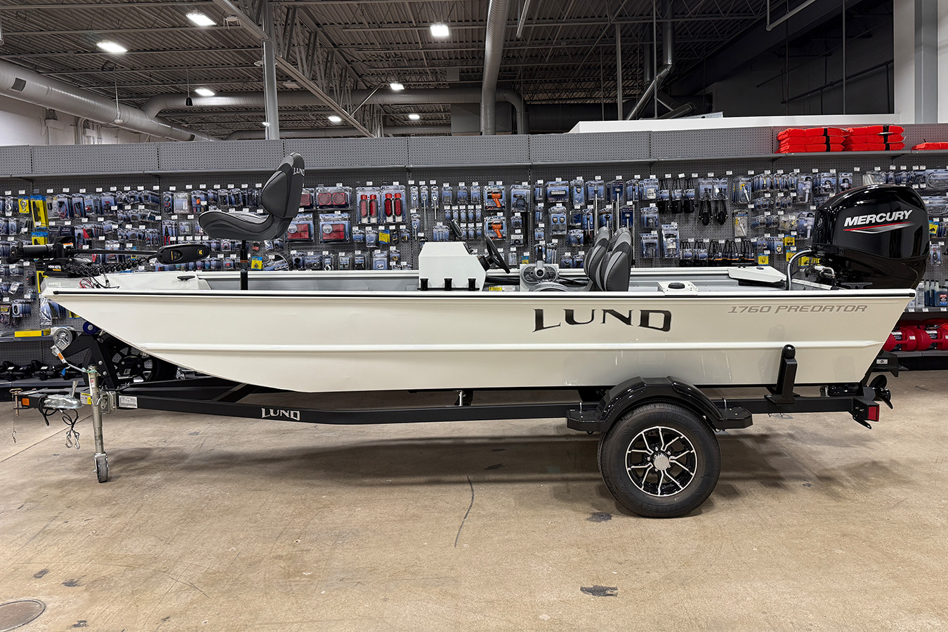 Lund 2025 1760 Predator SS with Mercury 60 ELPT and Karavan Trailer