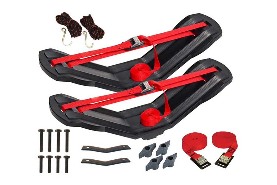 Malone SeaWing™ Kayak Carrier with Tie-Downs - V Style - Rear Loading