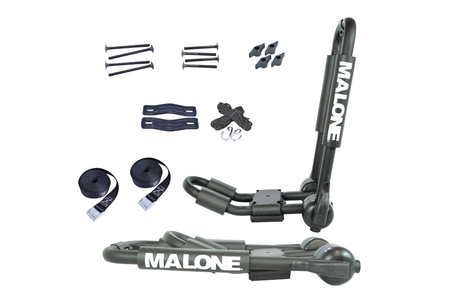 Malone FoldAway-J™ Kayak Carrier with Tie-Downs - J-Style