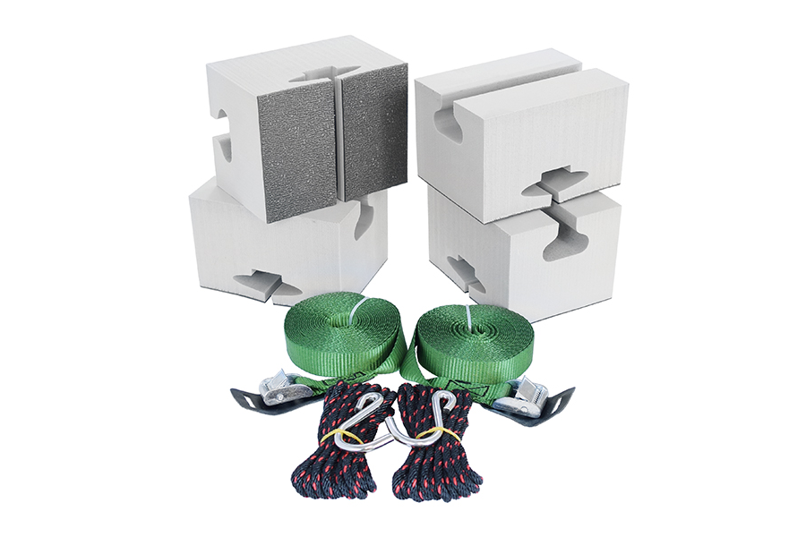 Malone Standard Canoe Carrier with Tie-Downs - Foam Block Style - 6