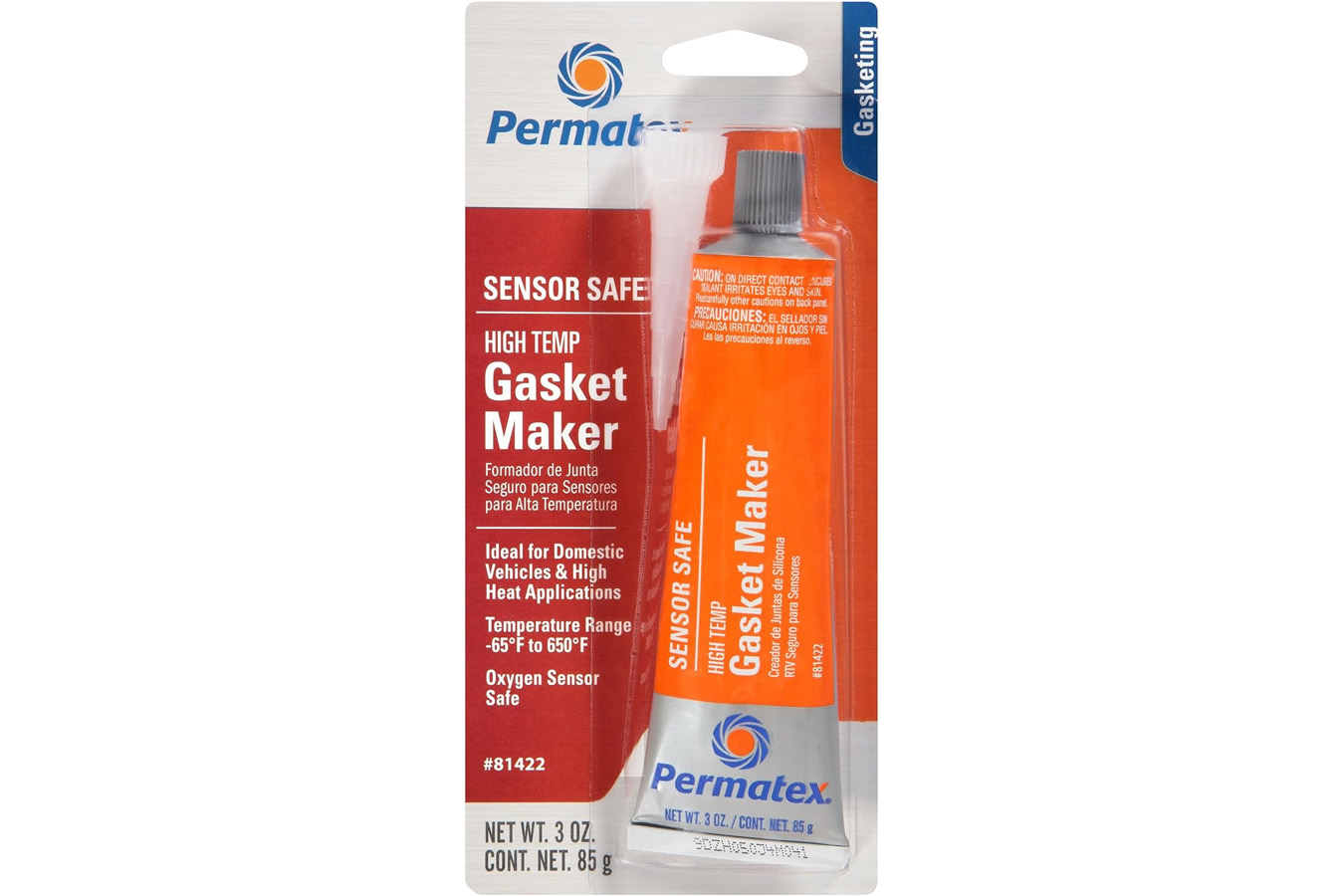 Permatex Sensor-Safe High-Temp RTV Silicone Gasket Maker 3 oz