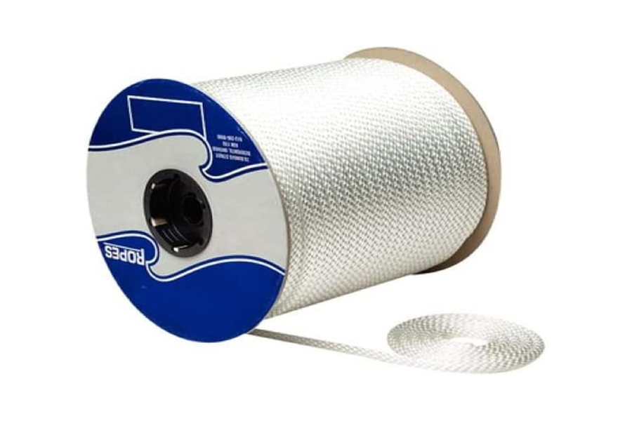 Seachoice Solid Braid Nylon White 3/8 in Bulk