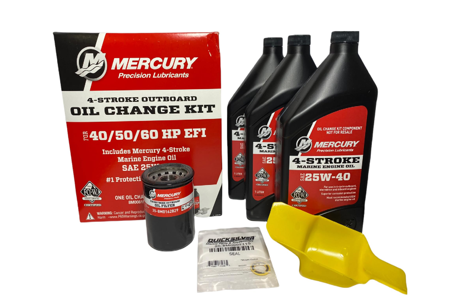 Mercury 40/50/60 HP 4-Stroke EFI Oil Change Kit