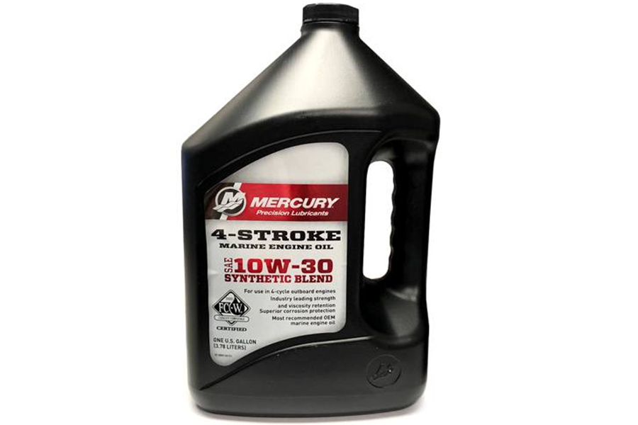Mercury 10W-30 4-Stroke Synthetic Marine Oil 1 Gal