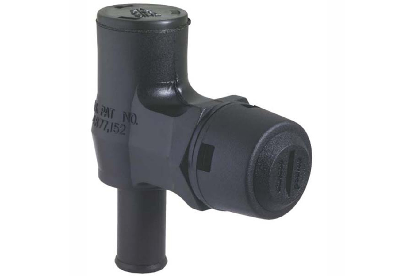 Attwood 90 Degree P-Trap Fuel Tank Vent Black