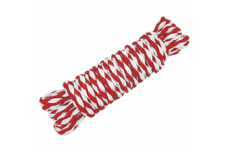 Th-marine Hollow Braid Polypropylene Utility Line Red/White