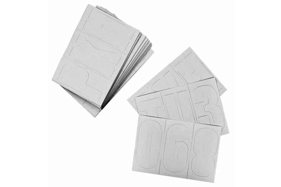 Th-marine 3 Inch Boat Letter and Number Kit  White