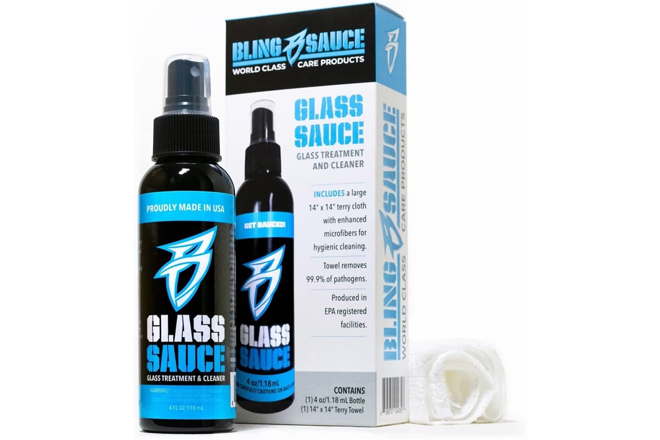 Boat Bling Glass Sauce Treatment & Cleaner Kit, 4 Oz