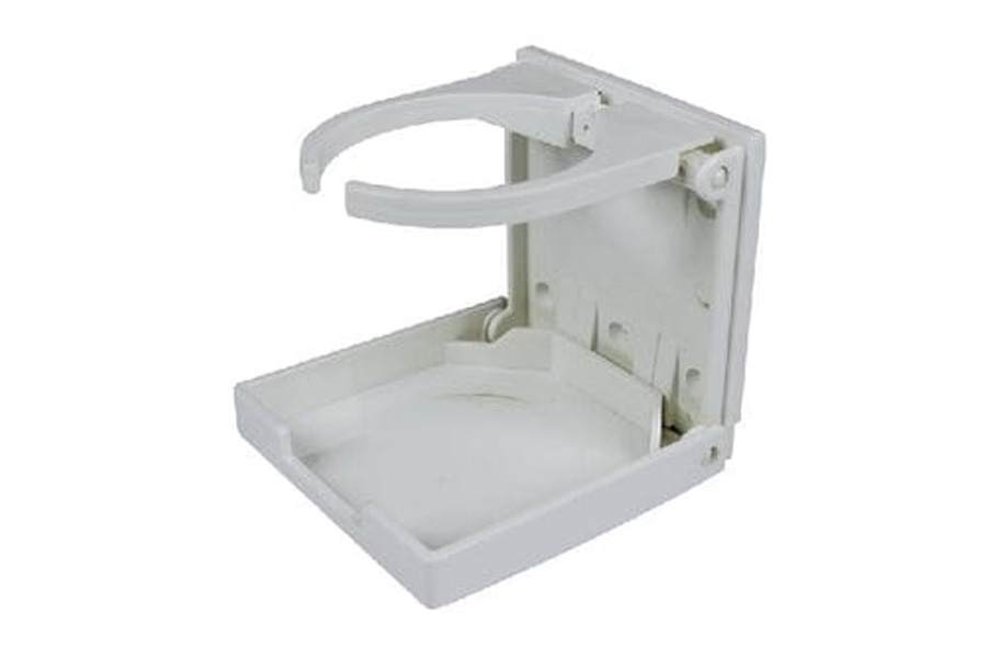 Seachoice Folding and Adjustable White Drink Holder