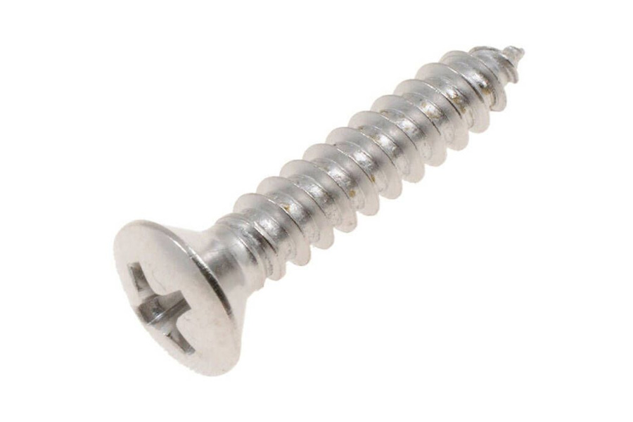 Seachoice Phillips Tapping Oval Head Screws #12inx1.5in