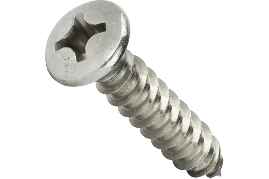 Seachoice Phillips Tapping Oval Head Screws #12inx3in