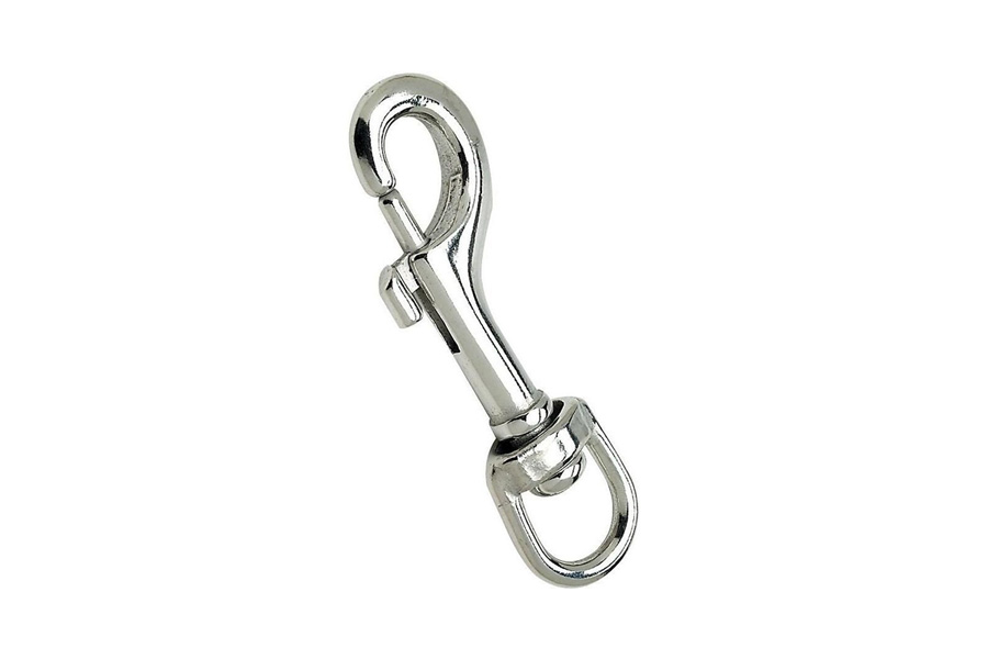 Seachoice Chrome-Plated Brass Swivel Eye Bolt Snap
