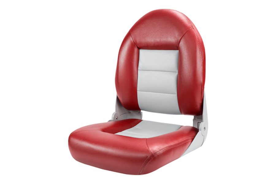 Tempress NaviStyle High-Back Boat Seat - Red/Gray