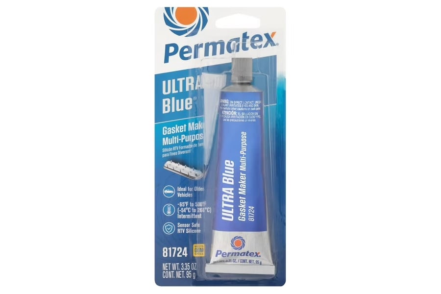 Permatex Ultra Blue Multipurpose RTV Silicone Gasket Maker - 3.35oz Tube