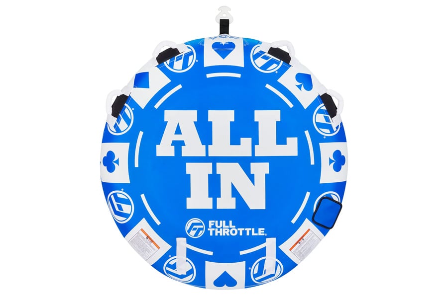 Absolute Outdoor Inc All in 2 Rider Towable Tube Rope and Pump Combo