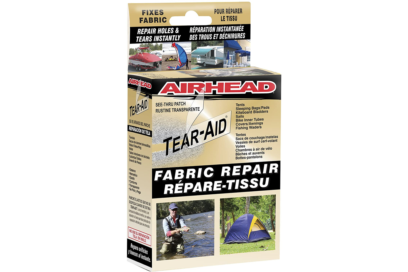 Airhead Tear Aid Repair Kit Type A Fabric