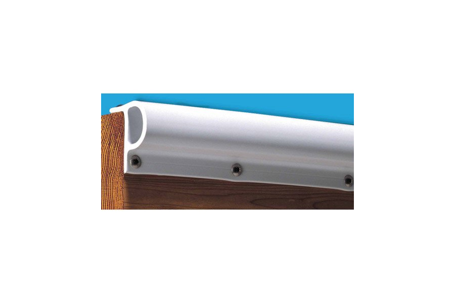 Dock Edge Small p Profile 16' Roll White