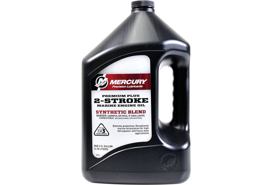 Mercury Premium Plus 2-Stroke Synthetic Blend Marine Engine Oil 